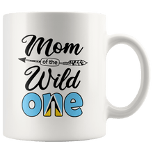 Load image into Gallery viewer, RobustCreative-Saint Lucian Mom of the Wild One Birthday Saint Lucia Flag White 11oz Mug Gift Idea
