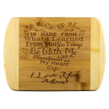 Load image into Gallery viewer, RobustCreative-Mothers Gift – Special Love Heart Poem Bamboo Cutting Board Rectangle
