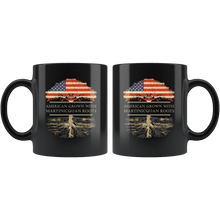 Load image into Gallery viewer, RobustCreative-Martinicquan Roots American Grown Fathers Day Gift - Martinicquan Pride 11oz Funny Black Coffee Mug - Real Martinique Hero Flag Papa National Heritage - Friends Gift - Both Sides Printed
