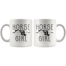 Load image into Gallery viewer, RobustCreative-Maryland Horse Girl Gifts Marylander Shape Country for women - 11oz White Mug Riding Lover Gift Idea
