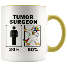 Load image into Gallery viewer, RobustCreative-Tumor Surgeon Dabbing Unicorn 80 20 Principle Graduation Gift Mens - 11oz Accent Mug Medical Personnel Gift Idea
