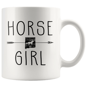 RobustCreative-New Mexico Horse Girl Mexican Shape Country for women - 11oz White Mug Racing Lover Gift Idea