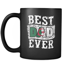Load image into Gallery viewer, RobustCreative-Best Dad Ever Algieria Flag - Fathers Day Gifts - Family Gift Gift From Kids - 11oz Black Funny Coffee Mug Women Men Friends Gift ~ Both Sides Printed

