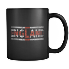 Load image into Gallery viewer, RobustCreative-Retro Vintage Flag English England 11oz Black Coffee Mug ~ Both Sides Printed
