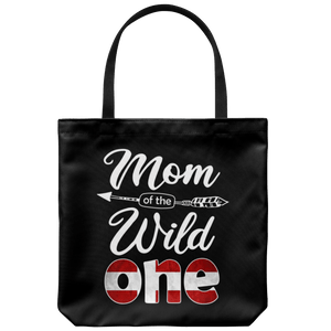 RobustCreative-Danish Mom of the Wild One Birthday Denmark Flag Tote Bag Gift Idea