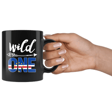 Load image into Gallery viewer, RobustCreative-Cabo Verde Wild One Birthday Outfit 1 Cape Verdean Flag Black 11oz Mug Gift Idea
