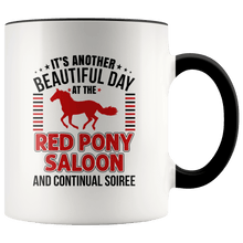 Load image into Gallery viewer, RobustCreative-Horse Lover Red Pony It Is a Beautiful Day Gift ZRB - 11oz Accent Mug Riding Lover Gift Idea
