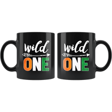 Load image into Gallery viewer, RobustCreative-Ivory Coast Wild One Birthday Outfit 1 Ivorian Flag Black 11oz Mug Gift Idea
