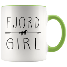 Load image into Gallery viewer, RobustCreative-Fjord Horse Girl Gifts Horses Lover Riding Racing - 11oz Accent Mug Riding Lover Gift Idea
