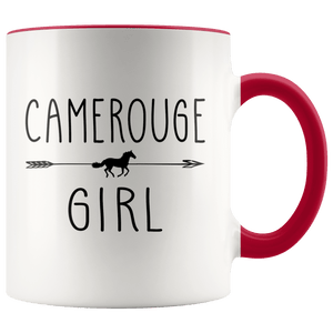 RobustCreative-Camerouge Horse Girl Gifts Horses Lover Riding Racing - 11oz Accent Mug Racing Lover Gift Idea