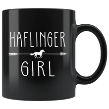 Load image into Gallery viewer, RobustCreative-Haflinger Horse Girl Gifts Horses Lover Riding Racing - 11oz Black Mug Racing Lover Gift Idea
