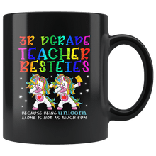 Load image into Gallery viewer, RobustCreative-3rd Third Grade Teacher Besties Teacher&#39;s Day Best Friend Black 11oz Mug Gift Idea
