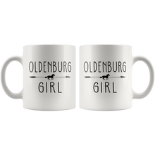 Load image into Gallery viewer, RobustCreative-Oldenburg Horse Girl Gifts Horses Lover Riding Racing - 11oz White Mug Riding Lover Gift Idea
