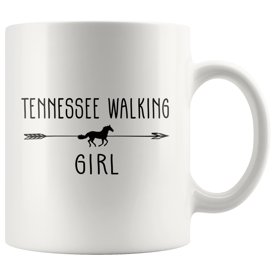 RobustCreative-Tennessee Walking Horse Girl Gifts Horses Lover Riding Racing - 11oz White Mug Racing Lover Gift Idea