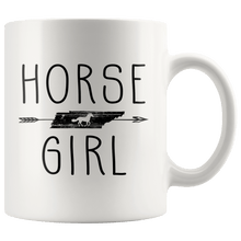 Load image into Gallery viewer, RobustCreative-Tennessee Horse Girl Gifts Tennessean Shape Country for women - 11oz White Mug Riding Lover Gift Idea
