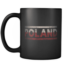 Load image into Gallery viewer, RobustCreative-Retro Vintage Flag Polish Poland 11oz Black Coffee Mug ~ Both Sides Printed
