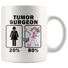 Load image into Gallery viewer, RobustCreative-Tumor Surgeon Dabbing Unicorn 20 80 Principle Superhero Girl Womens - 11oz White Mug Medical Personnel Gift Idea
