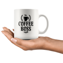 Load image into Gallery viewer, RobustCreative-Coffee Boss for Coworker - Funny Saying Quote - 11oz White Mug barista coffee maker Gift Idea
