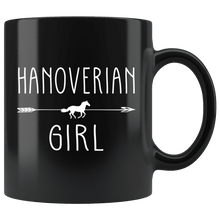 Load image into Gallery viewer, RobustCreative-Hanoverian Horse Girl Gifts Horses Lover Riding Racing - 11oz Black Mug Riding Lover Gift Idea
