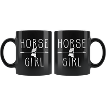 Load image into Gallery viewer, RobustCreative-Mississippi Horse Girl Gifts Mississippian Shape Country for women - 11oz Black Mug Riding Lover Gift Idea
