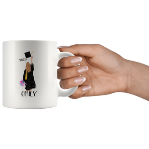 RobustCreative-Graduation Gift For Her, Graduation Personalized Cup Class Of 2020, PHD Senior Graduation Gift For Girl, Custom College Grad Coffee Mug