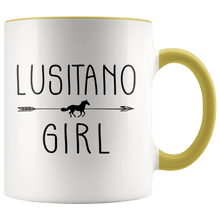 Load image into Gallery viewer, RobustCreative-Lusitano Horse Girl Gifts Horses Lover Riding Racing - 11oz Accent Mug Racing Lover Gift Idea
