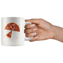 Load image into Gallery viewer, RobustCreative-Matching Pizza Slice s For Dad And Son Father of Three White 11oz Mug Gift Idea
