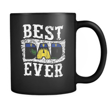 Load image into Gallery viewer, RobustCreative-Best Dad Ever Guadeloupe Flag - Fathers Day Gifts - Promoted to Daddy Gift From Kids - 11oz Black Funny Coffee Mug Women Men Friends Gift ~ Both Sides Printed
