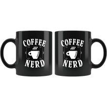 Load image into Gallery viewer, RobustCreative-Coffee Lover Nerd for Barista Freek Geek Coworker - 11oz Black Mug barista coffee maker Gift Idea

