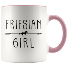 Load image into Gallery viewer, RobustCreative-Friesian Horse Girl Gifts Horses Lover Riding Racing - 11oz Accent Mug Riding Lover Gift Idea
