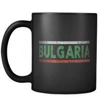 Load image into Gallery viewer, RobustCreative-Retro Vintage Flag Bulgarian Bulgaria 11oz Black Coffee Mug ~ Both Sides Printed
