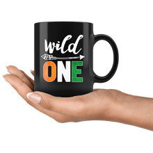 Load image into Gallery viewer, RobustCreative-Ivory Coast Wild One Birthday Outfit 1 Ivorian Flag Black 11oz Mug Gift Idea
