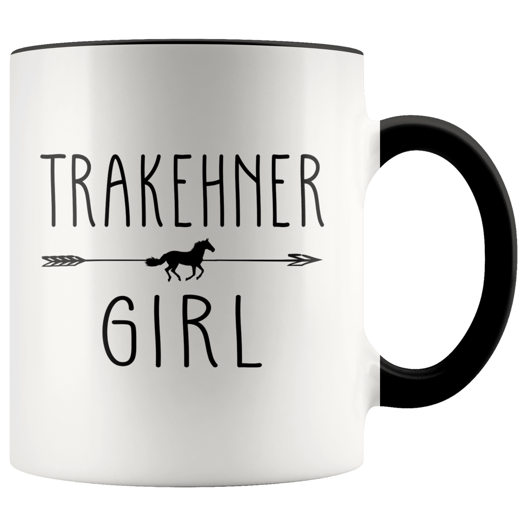 RobustCreative-Trakehner Horse Girl Gifts Horses Lover Riding Racing - 11oz Accent Mug Riding Lover Gift Idea