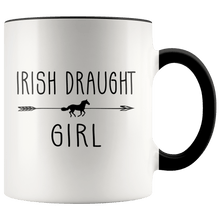 Load image into Gallery viewer, RobustCreative-Irish Draught Horse Girl Gifts Horses Lover Riding Racing - 11oz Accent Mug Racing Lover Gift Idea
