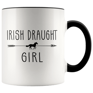 RobustCreative-Irish Draught Horse Girl Gifts Horses Lover Riding Racing - 11oz Accent Mug Racing Lover Gift Idea