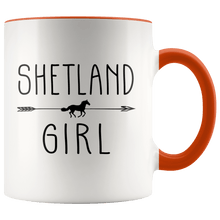 Load image into Gallery viewer, RobustCreative-Shetland Horse Girl Gifts Horses Lover Riding Racing - 11oz Accent Mug Racing Lover Gift Idea
