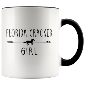 RobustCreative-Florida Cracker Horse Girl Gifts Horses Lover Riding Racing - 11oz Accent Mug Riding Lover Gift Idea