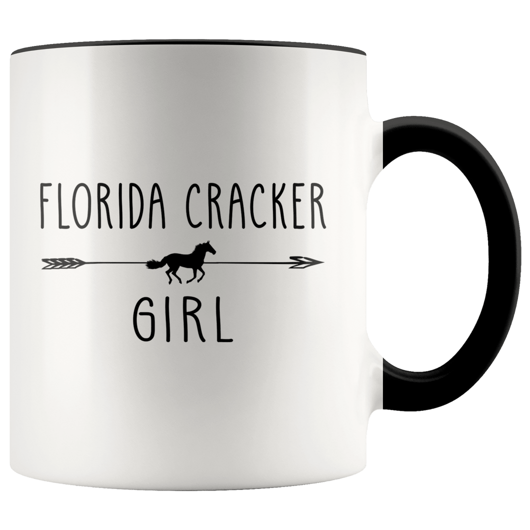 RobustCreative-Florida Cracker Horse Girl Gifts Horses Lover Riding Racing - 11oz Accent Mug Riding Lover Gift Idea