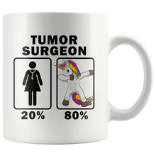 Load image into Gallery viewer, RobustCreative-Tumor Surgeon Dabbing Unicorn 80 20 Principle Superhero Girl Womens - 11oz White Mug Medical Personnel Gift Idea
