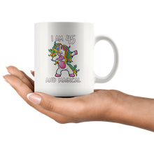 Load image into Gallery viewer, RobustCreative-I am 45 &amp; Magical Unicorn birthday forty five Years Old White 11oz Mug Gift Idea
