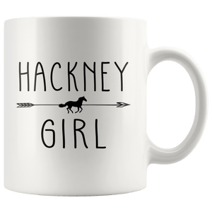 RobustCreative-Hackney Horse Girl Gifts Horses Lover Riding Racing - 11oz White Mug Riding Lover Gift Idea