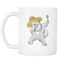 Load image into Gallery viewer, RobustCreative-Dabbing Great Pyrenees Dog in Sombrero - Cinco De Mayo Mexican Fiesta - Dab Dance Mexico Party - 11oz White Funny Coffee Mug Women Men Friends Gift ~ Both Sides Printed
