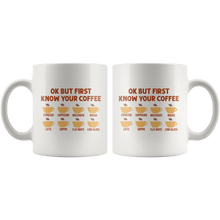 Load image into Gallery viewer, RobustCreative-Ok But First Coffee T- Know Your Coworker Quotes White 11oz Mug Gift Idea
