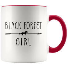 Load image into Gallery viewer, RobustCreative-Black Forest Horse Girl Gifts Horses Lover Riding Racing - 11oz Accent Mug Riding Lover Gift Idea
