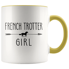 Load image into Gallery viewer, RobustCreative-French Trotter Horse Girl Gifts Horses Lover Riding Racing - 11oz Accent Mug Riding Lover Gift Idea
