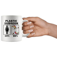 Load image into Gallery viewer, RobustCreative-Plastic Surgeon Dabbing Unicorn 80 20 Principle Superhero Girl Womens - 11oz White Mug Medical Personnel Gift Idea
