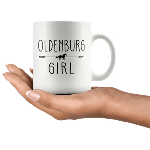 RobustCreative-Oldenburg Horse Girl Gifts Horses Lover Riding Racing - 11oz White Mug Riding Lover Gift Idea