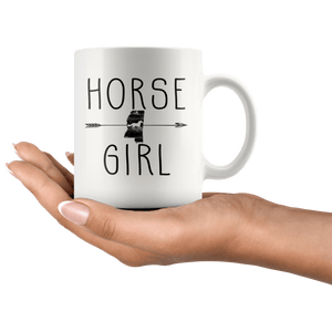 RobustCreative-Mississippi Horse Girl Gifts Mississippian Shape Country for women - 11oz White Mug Racing Lover Gift Idea