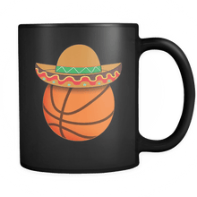 Load image into Gallery viewer, RobustCreative-Funny Basketball Mexican Sports - Cinco De Mayo Mexican Fiesta - No Siesta Mexico Party - 11oz Black Funny Coffee Mug Women Men Friends Gift ~ Both Sides Printed
