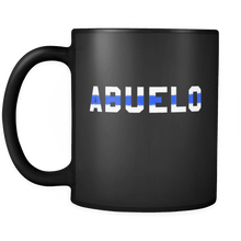 Load image into Gallery viewer, RobustCreative-Police Officer Abuelo patriotic Trooper Cop Thin Blue Line  Law Enforcement Officer 11oz Black Coffee Mug ~ Both Sides Printed
